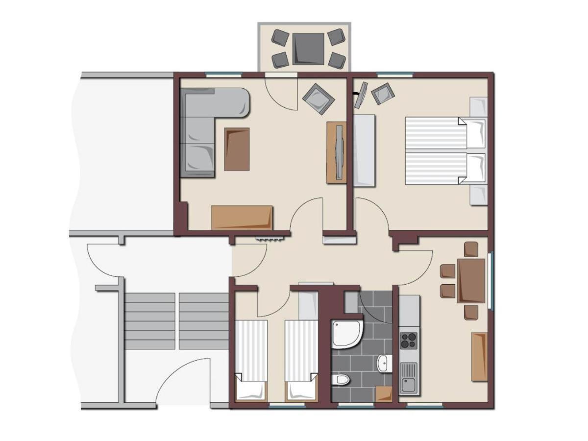Apartament Haus Auguste, Kormoran Rostock Zewnętrze zdjęcie